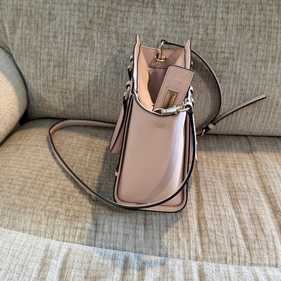 Kate Spade Blush Laurel Way Jewelef small Hardlee satchel in blush pink  9 by 9 - Picture 6 of 13